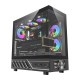 Θήκη υπολογιστή DarkFlash DS950V με οθόνη (μαύρη) + 6 ανεμιστήρες