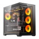 Θήκη υπολογιστή DarkFlash C280 (μαύρη) + 7 ανεμιστήρες