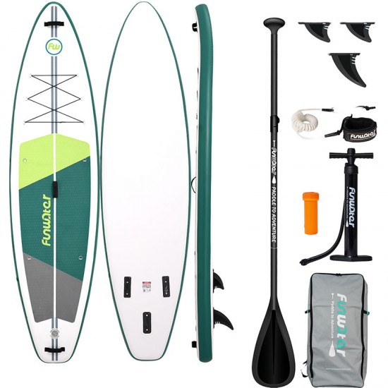 FunWater SUP paddleboard SUPFW69A 3,35m (πράσινο-άσπρη)
