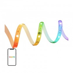 Lepro SW1 Λωρίδα LED RGBIC 10 μέτρων με Wi-Fi και Bluetooth