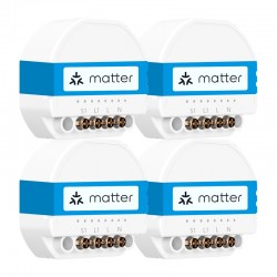 MEROSS MSS815MAQUA-UN Σετ 4 έξυπνων διακοπτών Wi-Fi