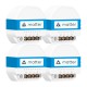 MEROSS MSS815MAQUA-UN Σετ 4 έξυπνων διακοπτών Wi-Fi
