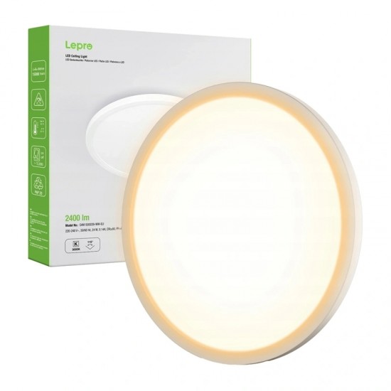LEPRO 1500039-WW-EU Φωτιστικό οροφής 24W 2400 lm