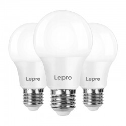 Λαμπτήρας LED LEPRO 100089-WW-EU-3, E27, A60, 8,5 W (60 W), 806 lm, 2700 K (ζεστό λευκό), 180°, συσκευασία 3 τεμαχίων