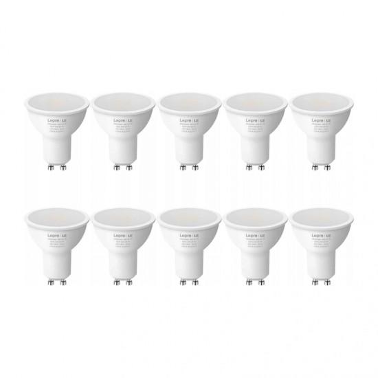 LEPRO 200081-WW-EU-10 Λαμπτήρας LED GU10, 4,5 W (50 W), 345 lm, 2700 K, 100°, 10 τεμ.