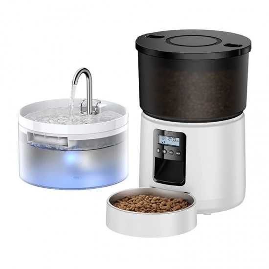 Διανομέας τροφίμων ROJECO Button 3L με διανομέα νερού 2L RXBTZH-02