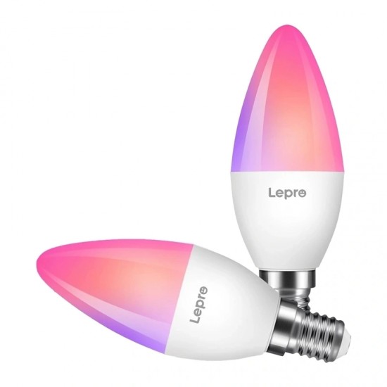 Λαμπτήρας LED LEPRO BC1-EU-2-W E14 με Wi-Fi και Bluetooth