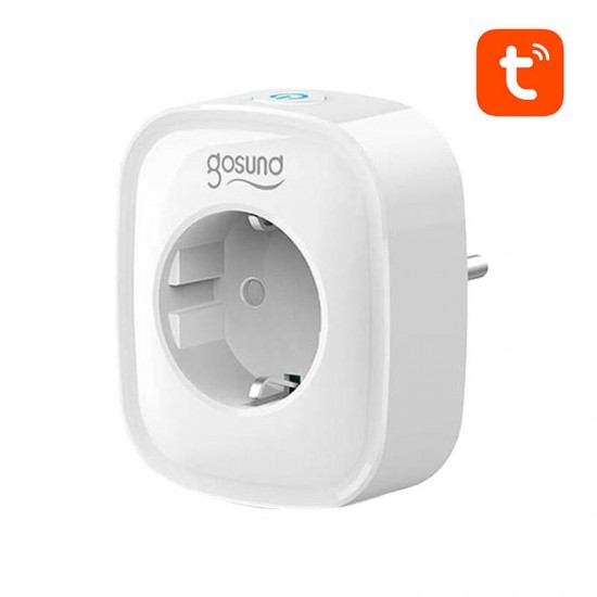 Gosund Έξυπνη Εξωτερική Πρίζα WiFi SP1 E/F-Unischuko Tuya (Λευκό)