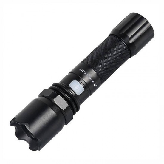 Φακός Superfire A10 – 550 lm, USB, 100–200 μ., 5 λειτουργίες