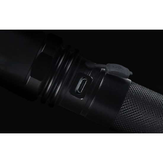 Φακός Superfire A10 – 550 lm, USB, 100–200 μ., 5 λειτουργίες