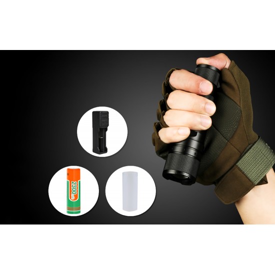 Φακός Superfire F3-L2 – 570 lm, 260 μ., 5 λειτουργίες, λειτουργία ζουμ