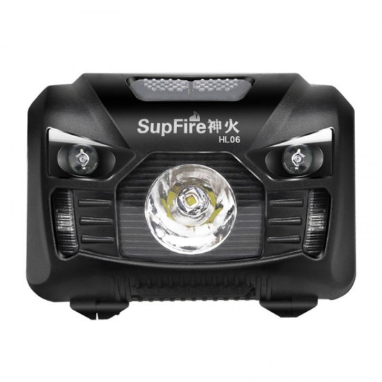 Superfire Φακός Κεφαλής HL06, 500lm, USB