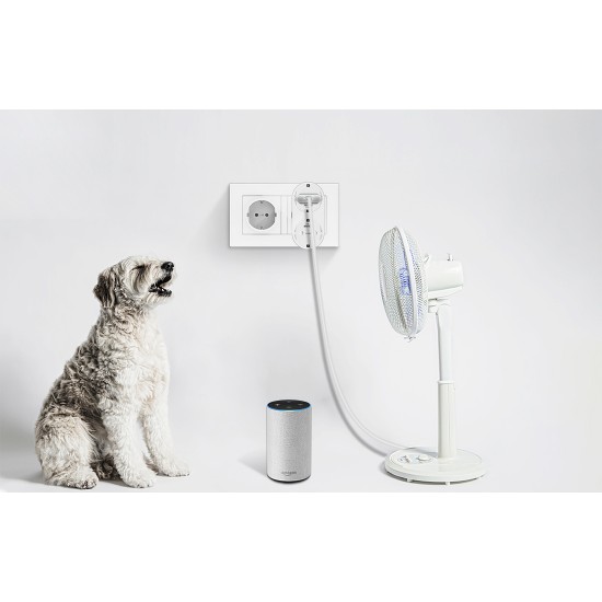 Gosund Διπλή Έξυπνη Πρίζα Εξωτερική WiFi SP211 3500W Tuya (Λευκό)