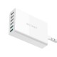Blitzwolf Φορτιστής BW-S15 6x USB, QC 3.0, 60W (Λευκό)