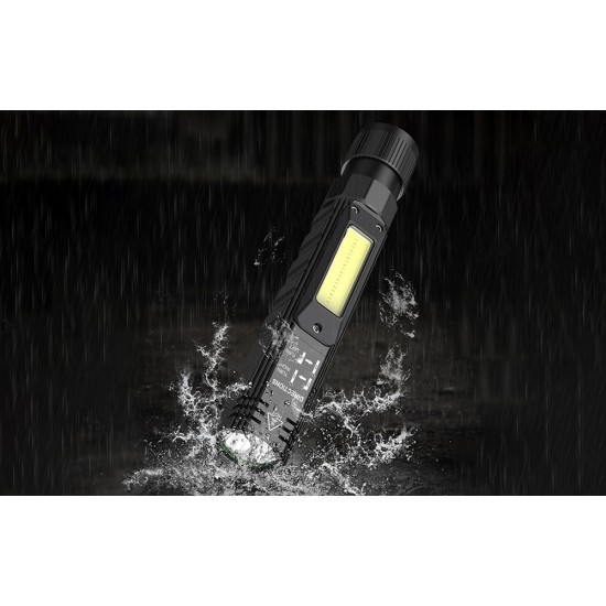 Πολυλειτουργικός φακός Superfire G19 – 200 lm, USB, 5 λειτουργίες, 200 μ.