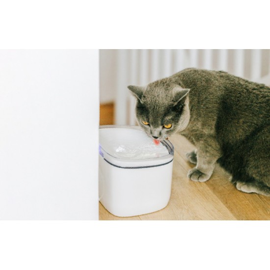 Petoneer Ποτίστρα/Σιντριβάνι νερού για Κατοικίδια Fresco Mini Plus (Λευκό)
