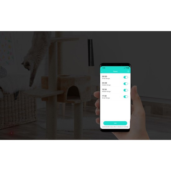 Petoneer Παιχνίδι γάτας/σκύλου με Έξυπνο λέιζερ Smart Dot (Λευκό)