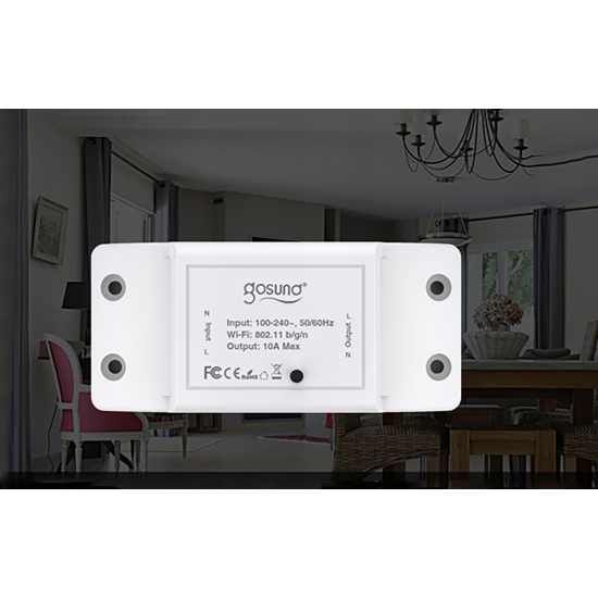 Gosund Έξυπνος Ενδιάμεσος Διακόπτης WiFi SW3 Tuya (Λευκό)