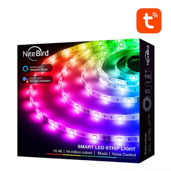 NiteBird Έξυπνη Ταινία Φωτισμού WiFi RGB LED SL3 Tuya (2τμχ) (2x5m)