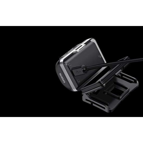 Φακός κεφαλής Superfire HL07 – 320 lm, USB, 5 λειτουργίες, 90 μ.