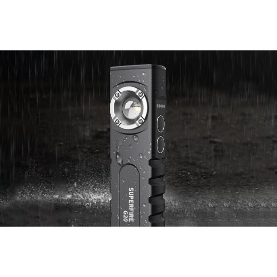 Multifunction Flashlight SuperFire G20, 470lm, USB