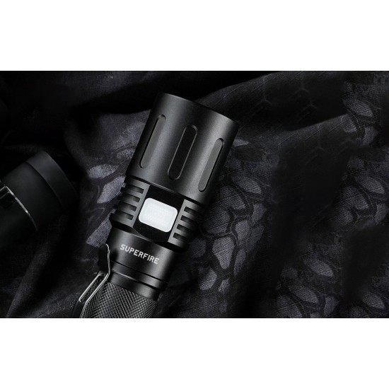 Flashlight Superfire X60-T, 1500lm, USB