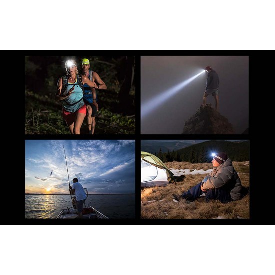 Φακός κεφαλής Superfire HL52 – 200 lm, USB, 350 μ., 3 λειτουργίες