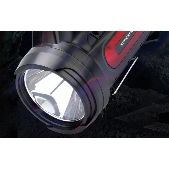 Φακός εξερευνητής Superfire M9-E – 900 lm, 473 μ., 6000 mAh, 5 ώρες λειτουργίας, powerbank