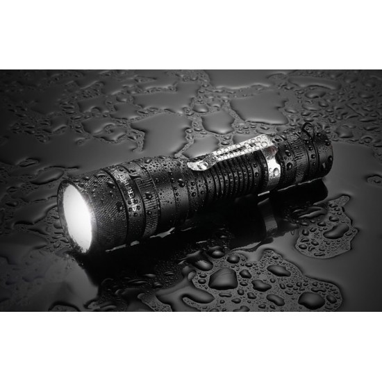 Flashlight Superfire F5, 1100lm, USB