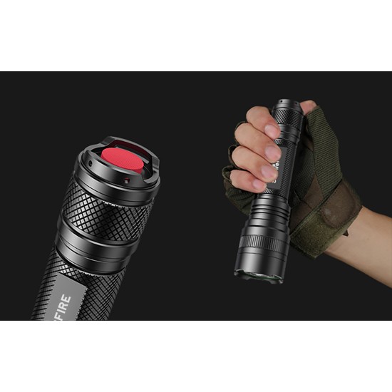 Φακός Superfire C8-H – 1200 lm, USB, 250 μ., 5 λειτουργίες