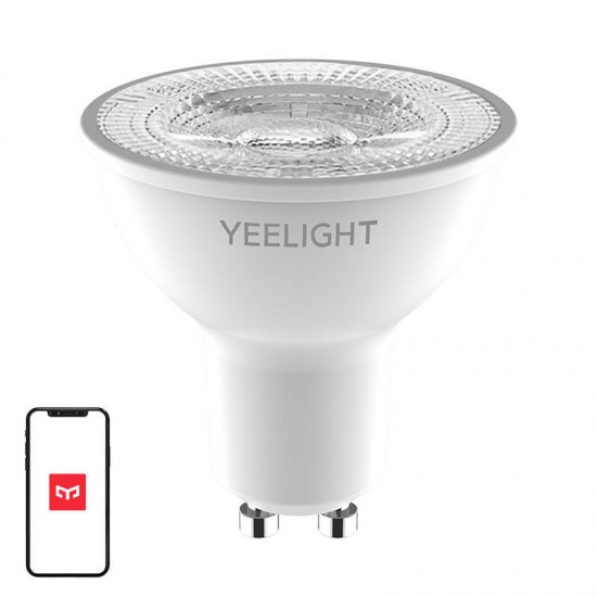 Yeelight Έξυπνη Λάμπα W1 GU10 Dimmable 4τμχ (Θερμό Λευκό)