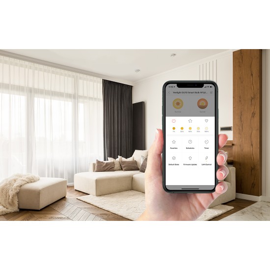 Yeelight Έξυπνη Λάμπα W1 GU10 Dimmable 4τμχ (Θερμό Λευκό)