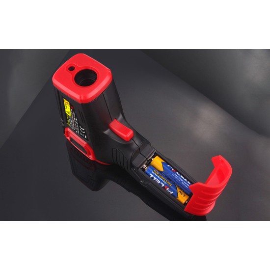 Habotest Θερμόμετρο Υπερύθρων με Λέιζερ χωρίς Επαφή HT650B (Μαύρο/Κόκκινο)