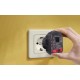 Habotest Tester Πριζών με Ψηφιακή Οθόνη HT106D (Μαύρο)
