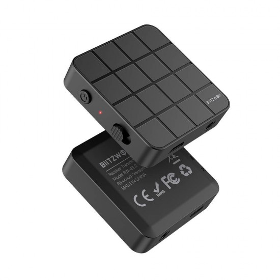 BlitzWolf Πομπός/δέκτης BW-BL2 Bluetooth 5.0 (Μαύρο)