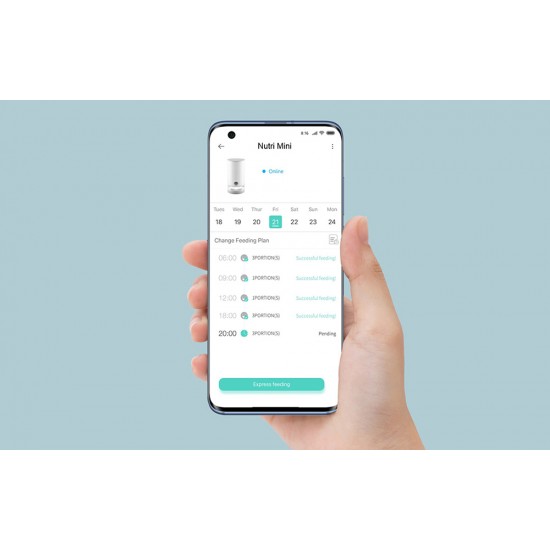 Petoneer Έξυπνη Ταΐστρα Nutri Mini (Λευκό)