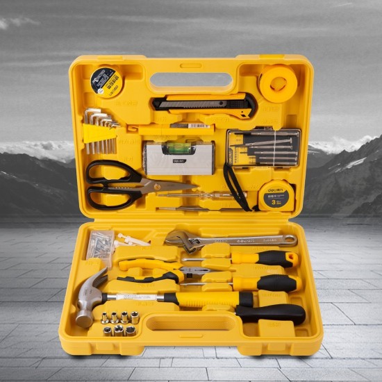 Household Tool Set 38 pcs Deli Tools EDL1038J