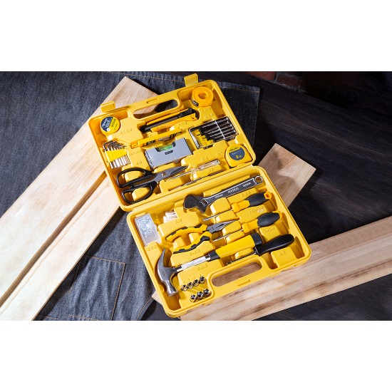 Household Tool Set 38 pcs Deli Tools EDL1038J