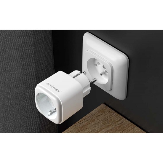 Blitzwolf Έξυπνη πρίζα BW-SHP15, ZigBee, 3680W (Λευκό)