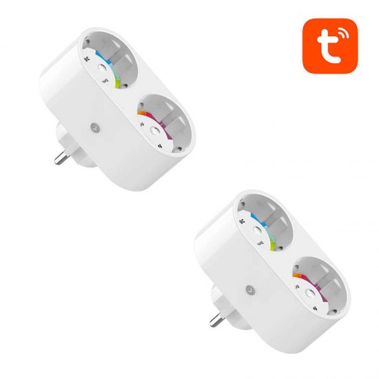 Gosund Διπλή Έξυπνη Πρίζα Εξωτερική WiFi SP211 3500W Tuya (2τμχ) (Λευκό)