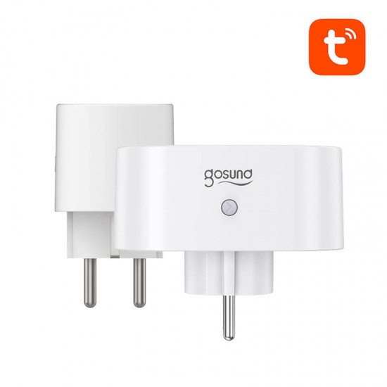 Gosund Διπλή Έξυπνη Πρίζα Εξωτερική WiFi SP211 3500W Tuya (2τμχ) (Λευκό)