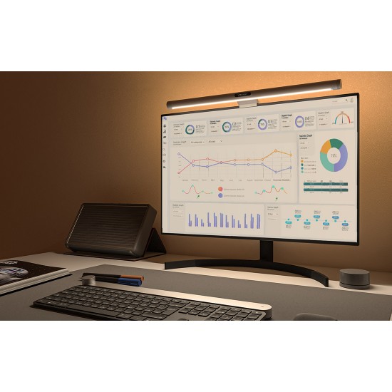 Yeelight Φωτιστικό Οθόνης Light Bar Pro RGB (Ασημί)