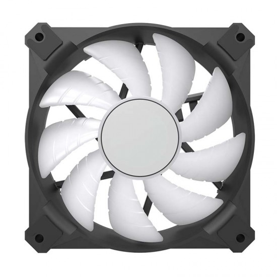 Darkflash Σετ Ανεμιστήρων Υπολογιστή Infinty 8 3σε1 ARGB 120x120 (Μαύρο)