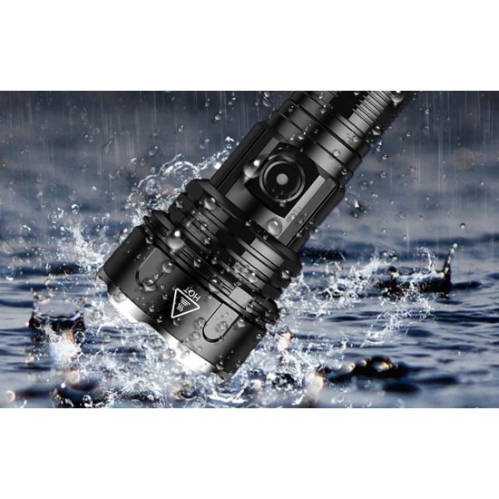 Φακός Superfire R3 P90 – 2000 lm, USB, 36W, 5 λειτουργίες, 350 μ.