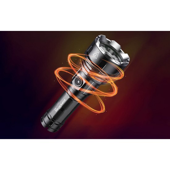 Φακός Superfire R3 P90 – 2000 lm, USB, 36W, 5 λειτουργίες, 350 μ.