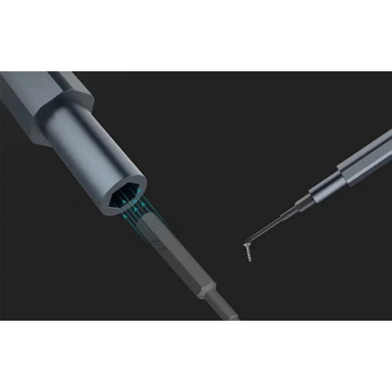 JimiHome Σετ με Κατσαβίδι JM-GNT26 και Ανταλλακτικές Μύτες, 26τμχ (Γκρι)
