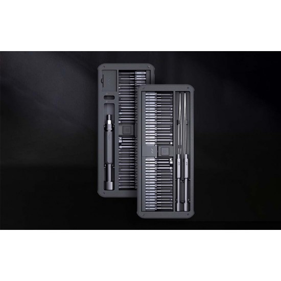 JimiHome Σετ με Κατσαβίδι JM-GNT80 και Ανταλλακτικές Μύτες 80τμχ (Γκρι)