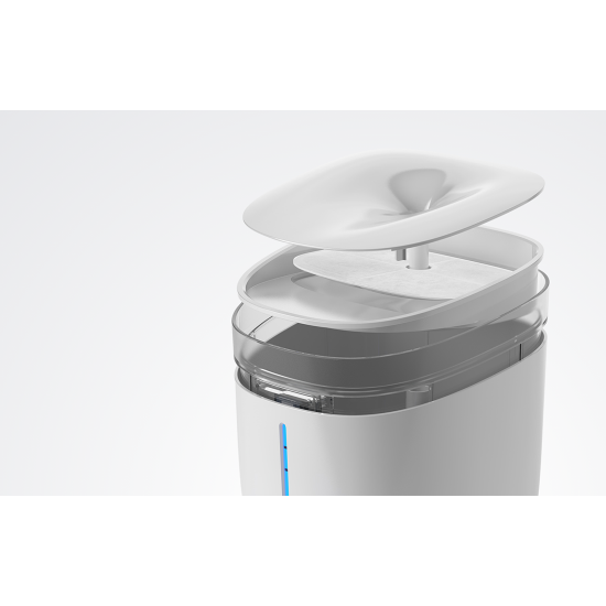 Petoneer Έξυπνη Ποτίστρα/Σιντριβάνι νερού για Κατοικίδια Fresco Ultra 2L (Λευκό)