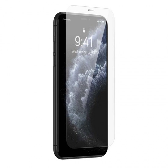 Baseus Προστατευτικό Οθόνης Tempered Glass 0.3mm Full Face για iPhone XS Max/11 Pro Max 6.5'' (2τμχ) (Διαφανές)