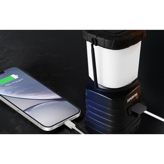 Φανάρι κάμπινγκ Superfire T30 – 600 lm, USB, 4 λειτουργίες